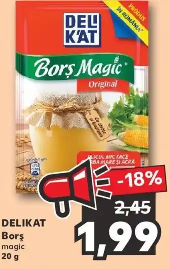 Kaufland Delikat borș 20g Ofertă