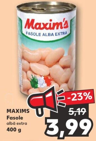 Kaufland Maxims fasole 400g Ofertă