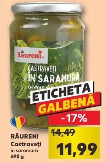 Kaufland Râureni castraveți 690g Ofertă
