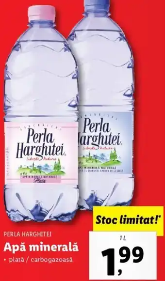 Lidl Perla harghitei apă minerală plată / carbogazoasă 1l Ofertă