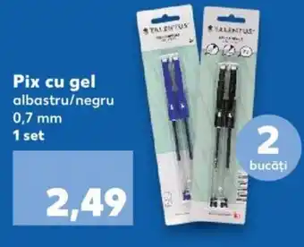 Kaufland Pix xu gel 0,7mm 1set Ofertă