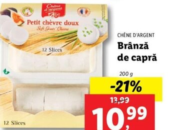 Lidl Chêne d'argent brânză de capră 200g Ofertă