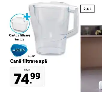 Brita aluna cană filtrare apă 1 buc