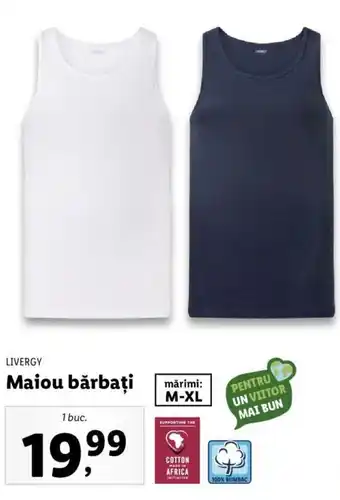 Lidl Livergy maiou bărbați 1 buc Ofertă
