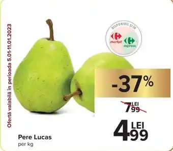 Carrefour Pere Lucas per kg Ofertă