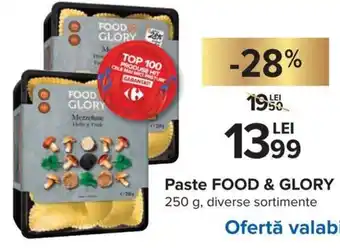 Food & Glory Paste 250 g diverse sortimente