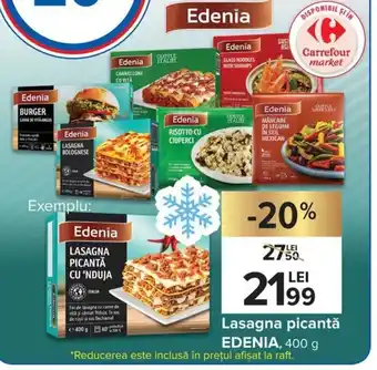 Edenia Lasagna picantă 400 g