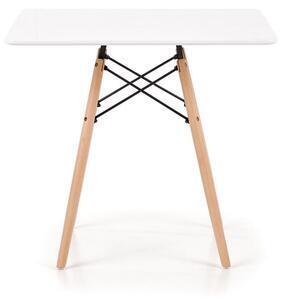 Favi Masa bucatarie patrata alba prometheus, 80x80x75 cm Ofertă