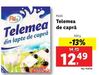 Lidl Pilos telemea de capră 300g Ofertă