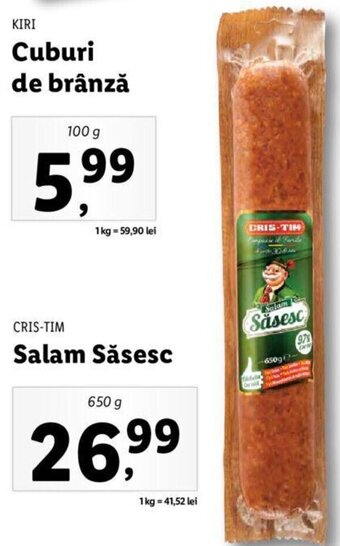 Cris-tim salam săsesc 650g