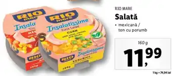 Rio mare salată mexicană / ton cu porumb 160g