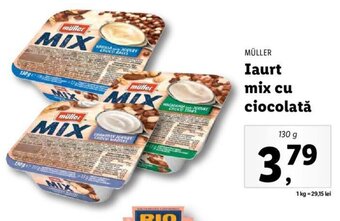 Müller iaurt mix cu ciocolată 130g