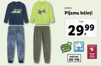 Lidl Lupilu pijama băieți 1 set Ofertă