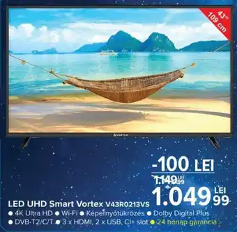 Carrefour Led uhd smart vortex v43r0213vs Ofertă
