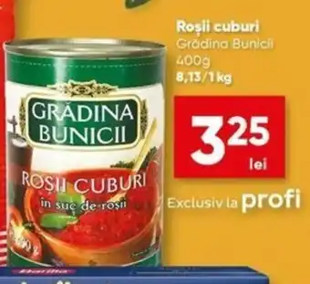 Grădina Bunicii roșii cuburi 400g