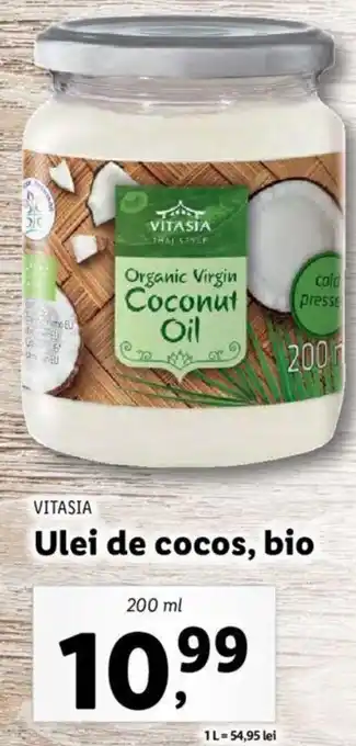 Vitasia  ulei de cocos bio 200ml