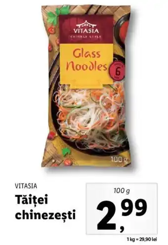 Lidl Vitasia tăiței chinezști 100g Ofertă