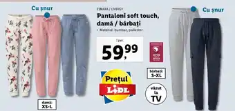 Lidl Esmara / Livergy pantaloni soft touch damă / bărbați 1 per Ofertă