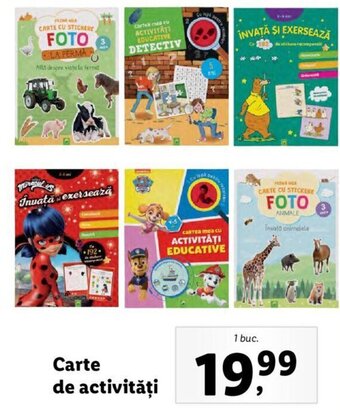 Lidl Carte de activități 1 buc Ofertă