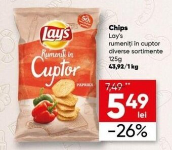 PROFI Lay's chips rumeniți în cuptor 125g Ofertă