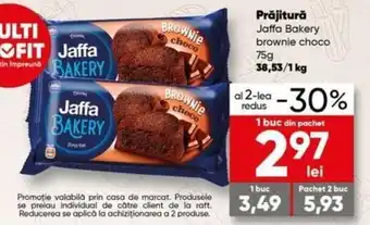 PROFI Jaffa bakery brownie choco prăjitură 75g Ofertă