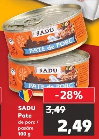 Kaufland Sadu pate 100g Ofertă