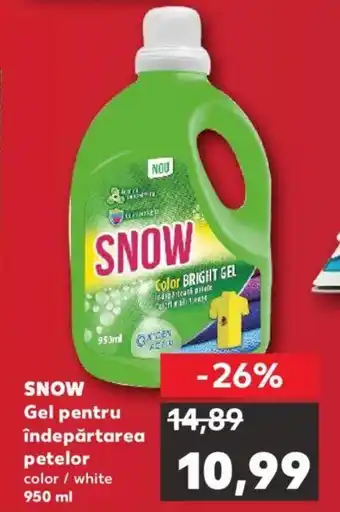 Kaufland Snow gel pentru îndepărtarea petelor 950ml Ofertă