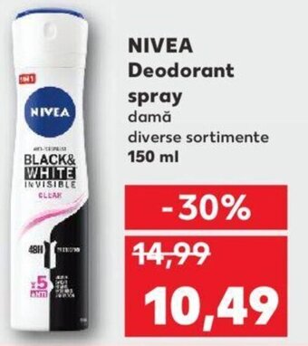 Kaufland Nivea deodorant spray 150ml Ofertă
