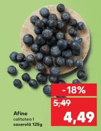 Kaufland Afine 125g Ofertă