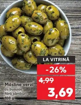 Kaufland Măsline verzi 100g Ofertă