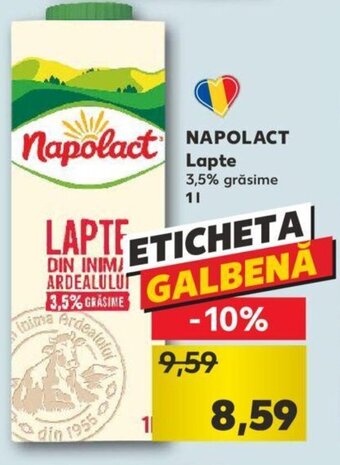 Kaufland Napolact lapte 1l Ofertă