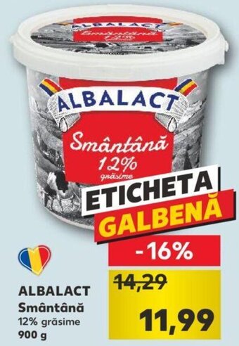 Kaufland Albalact smântână 900g Ofertă