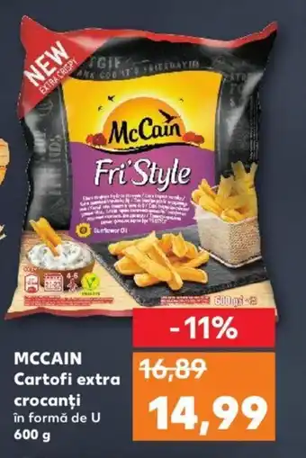 Kaufland Mccain cartofi extra crocanți 600g Ofertă