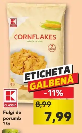 Kaufland Fulgi de porumb 1kg Ofertă