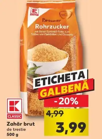 Kaufland Zahăr brut 500g Ofertă