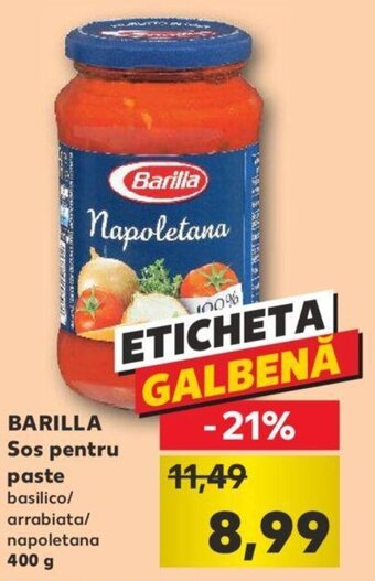 Kaufland Barilla sos pentru paste 400g Ofertă