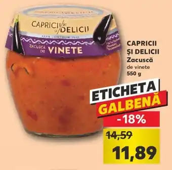 Capricii și delicii zacuscă 550g
