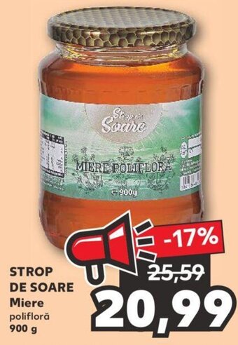 Kaufland Strop de soare miere 900g Ofertă