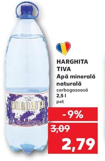 Kaufland Harghita tiva apă minerală naturală 2,5l Ofertă