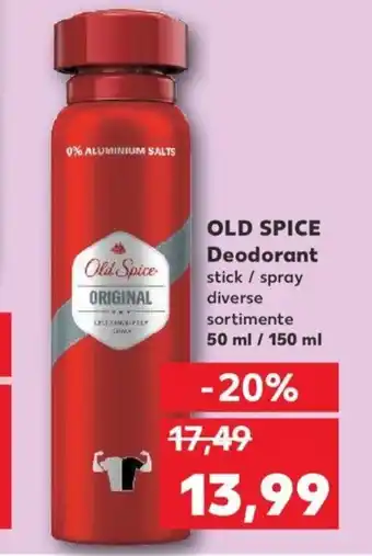 Kaufland Old spice deodorant 50ml / 150ml Ofertă