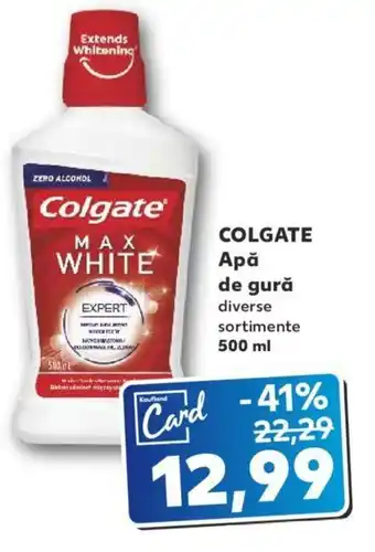 Kaufland Colgate apă de gură 500ml Ofertă