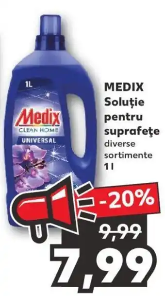 Kaufland Medix soluție pentru suprafețe 1l Ofertă