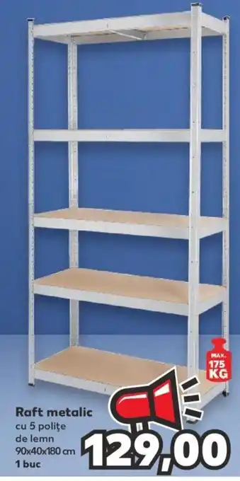 Kaufland Raft metalic 90x40x180cm Ofertă