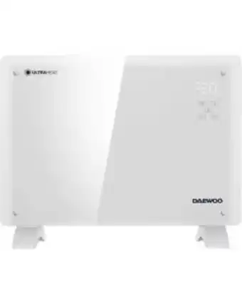 Flanco Convector electric smart daewoo dgh1000wifi, 1000 w, suprafata incalzire sticla, wi-fi, compatibil android si ios, touch cont Ofertă