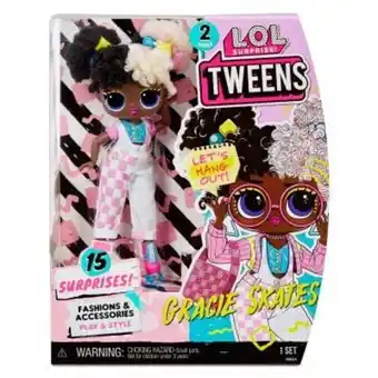 Papusa lol surprise tweens s2, gracie skates cu 15 surprize, 579595
