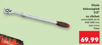 Kaufland Cheie telescopică 1/2" cu clichet 460-600mm Ofertă