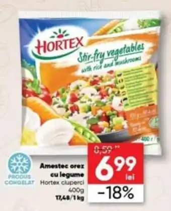 Hortex ciuperci amestec orez cu legume 400g