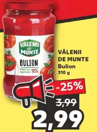 Kaufland Vălenii de munte bulion 310g Ofertă