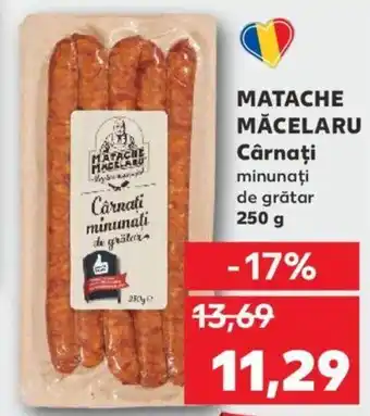 Kaufland Matache măcelaru cârnați minunați de grătar 250g Ofertă