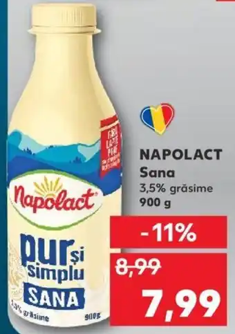 Kaufland Napolact sana 3.5% grăsime 900g Ofertă